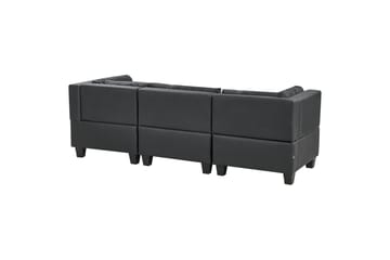 Buck Sofa 3-seter - Svart - Møbler - Sofaer - 3 seter sofa