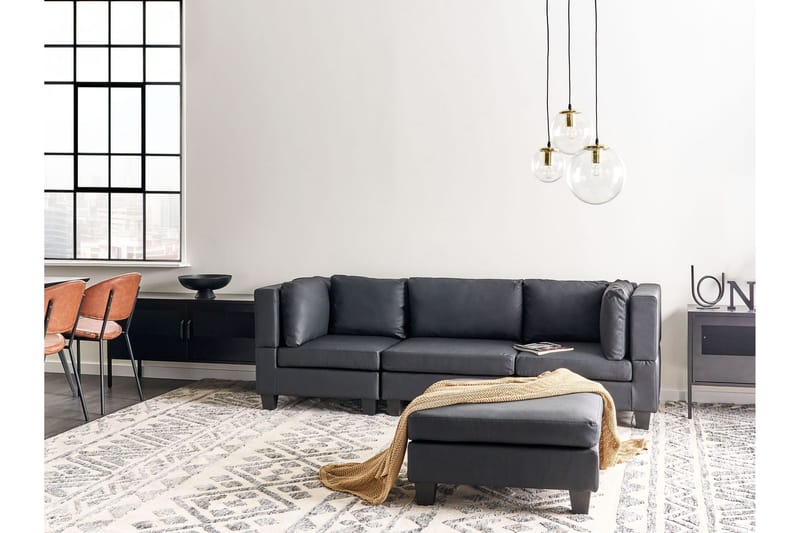 Buck Sofa 3-seter - Svart - Møbler - Sofaer - 3 seter sofa