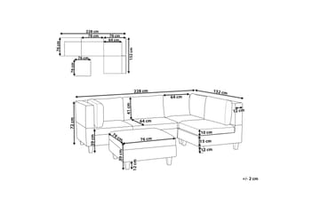 Buck Sofa 4-seter - Svart - Møbler - Sofaer - 4 seter sofa
