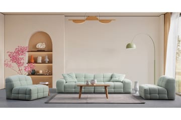 Buddy 3-seters Sofa - Grønn - Møbler - Sofaer - 3 seter sofa