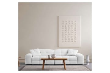 Buddy Sofa 3-seter - Hvit - Møbler - Sofaer - 3 seter sofa