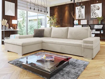 Bunty 3-seters Sofa med Divan Venstre - Møbler - Sofaer - Hjørnesofaer