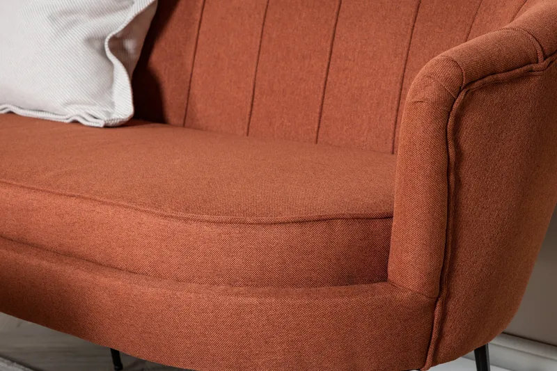 Calais 3-seter Buet Sofa 180 cm i Stoff - Brun - Møbler - Sofaer - 3 seter sofa
