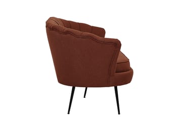 Calais 3-seter Buet Sofa 180 cm i Stoff - Brun - Møbler - Sofaer - 3 seter sofa