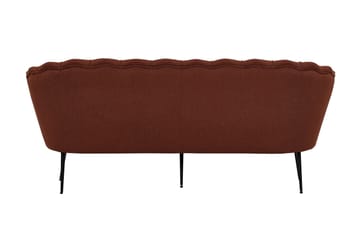 Calais 3-seter Buet Sofa 180 cm i Stoff - Brun - Møbler - Sofaer - 3 seter sofa