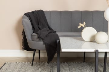 Calais 3-seter Buet Sofa 180 cm i Stoff - Grå - Møbler - Sofaer - 3 seter sofa