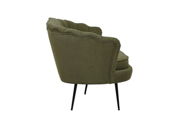 Calais 3-seter Buet Sofa 180 cm i Stoff - Grønn - Møbler - Sofaer - 3 seter sofa