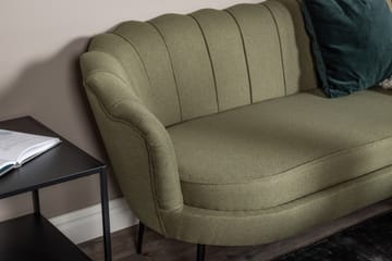 Calais 3-seter Buet Sofa 180 cm i Stoff - Grønn - Møbler - Sofaer - 3 seter sofa