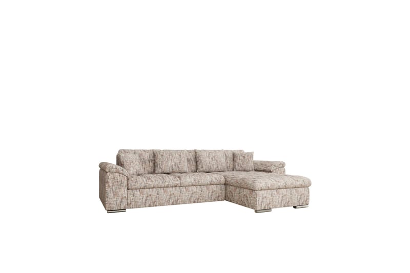 Camior Sofa med Divan 3-seter, Flerfarget/Beige