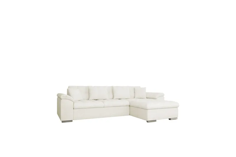 Camior Sofa med Divan 3-seter, Hvit