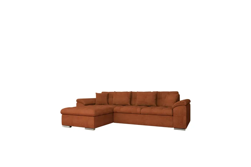 Camior Sofa med Divan 3-seter, Oransje