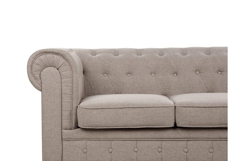 Casonya Sofa 3-seter - Beige/Mørkt tre - Møbler - Sofaer - 3 seter sofa
