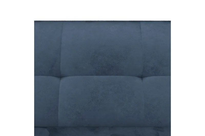 Chaiselong Lilly Blå, Fløyel - Blå, Fløyel - Møbler - Sofaer - Sofaer med sjeselong - 3 seters sofa med divan