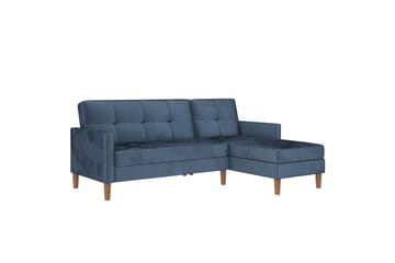 Chaiselong Lilly Blå, Fløyel