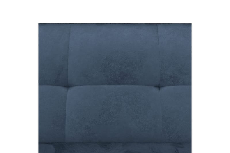 Chaiselong Lilly Blå, Fløyel - Blå, Fløyel - Møbler - Sofaer - Sofaer med sjeselong
