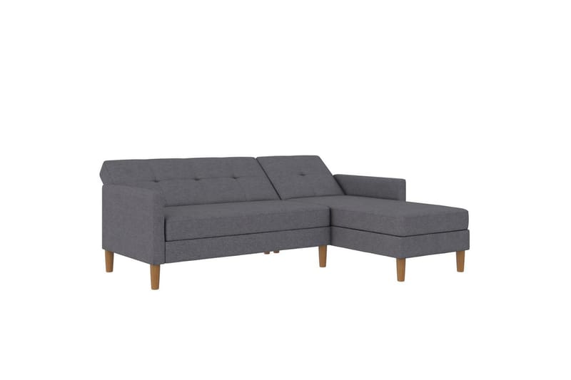 Chaiselong Lilly Lys grå, Lin - Lys grå, Lin - Møbler - Sofaer - Sofaer med sjeselong