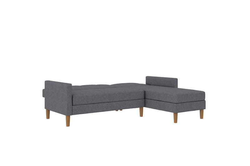 Chaiselong Lilly Lys grå, Lin - Lys grå, Lin - Møbler - Sofaer - Sofaer med sjeselong