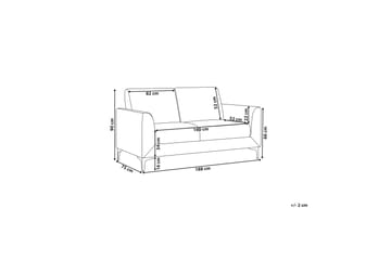 Chet Sofa 3-seter - Svart - Møbler - Sofaer - 3 seter sofa