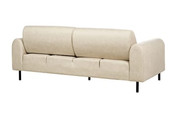 Christa Sofa 3-seter - Beige/Svart - Møbler - Sofaer - Skinnsofaer