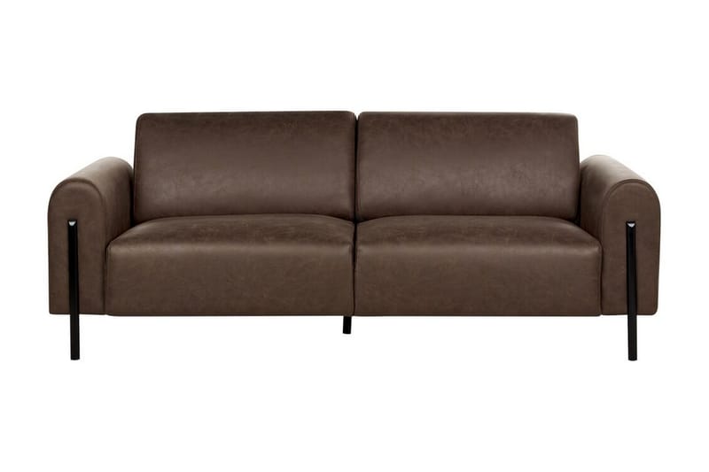Christa Sofa 3-seter - Brun/Svart - Møbler - Sofaer - 3 seter sofa