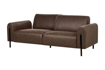 Christa Sofa 3-seter - Brun/Svart - Møbler - Sofaer - 3 seter sofa