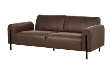 Christa Sofa 3-seter - Brun/Svart - Møbler - Sofaer - 3 seter sofa