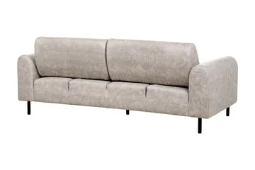 Christa Sofa 3-seter - Grå/Svart - Møbler - Sofaer - Skinnsofaer