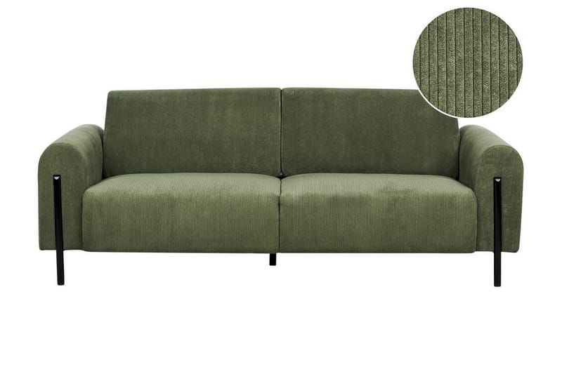 Christa Sofa 3-seter - Grønn/Svart - Møbler - Sofaer - 3 seter sofa