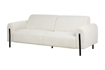 Christa Sofa 3-seter - Hvit/Svart - Møbler - Sofaer - 3 seter sofa