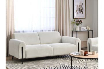 Christa Sofa 3-seter - Hvit/Svart - Møbler - Sofaer - 3 seter sofa