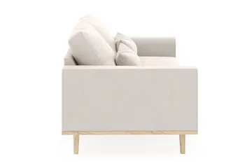 Copenhagen 2-seters Fløyelssofa - Kremhvit - Møbler - Sofaer - 2 seter sofa