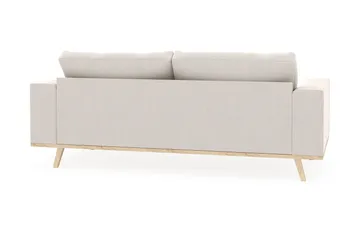 Copenhagen 2-seters Fløyelssofa - Kremhvit - Møbler - Sofaer - 2 seter sofa