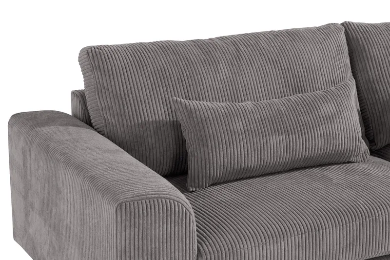 Copenhagen 3-seters Manchestersofa - Mørk grå - Møbler - Sofaer - 3 seter sofa