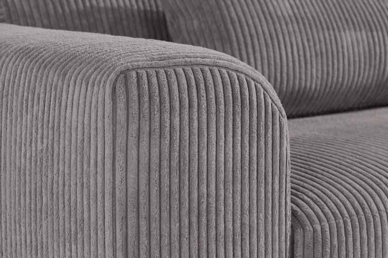 Copenhagen 3-seters Manchestersofa - Mørk grå - Møbler - Sofaer - 3 seter sofa