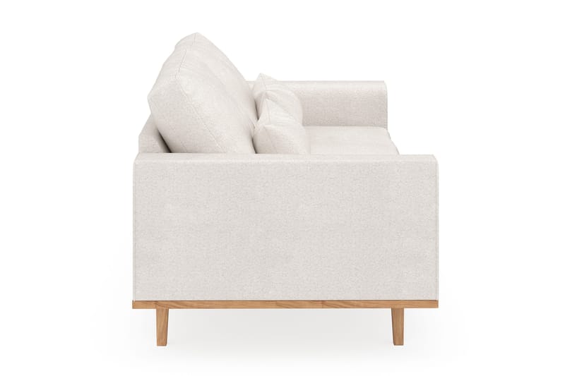 Copenhagen 3-seters Sofa i Bouclé - Hvit - Møbler - Sofaer - 3 seter sofa