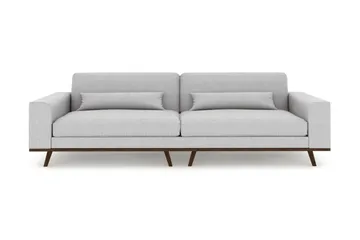 Copenhagen 4-seters Stoffsofa - Lys grå - Møbler - Sofaer - 4 seter sofa