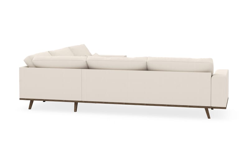 Copenhagen 6-seters L-formet Hjørnesofa i Manchester - Beige - Møbler - Sofaer - Hjørnesofaer