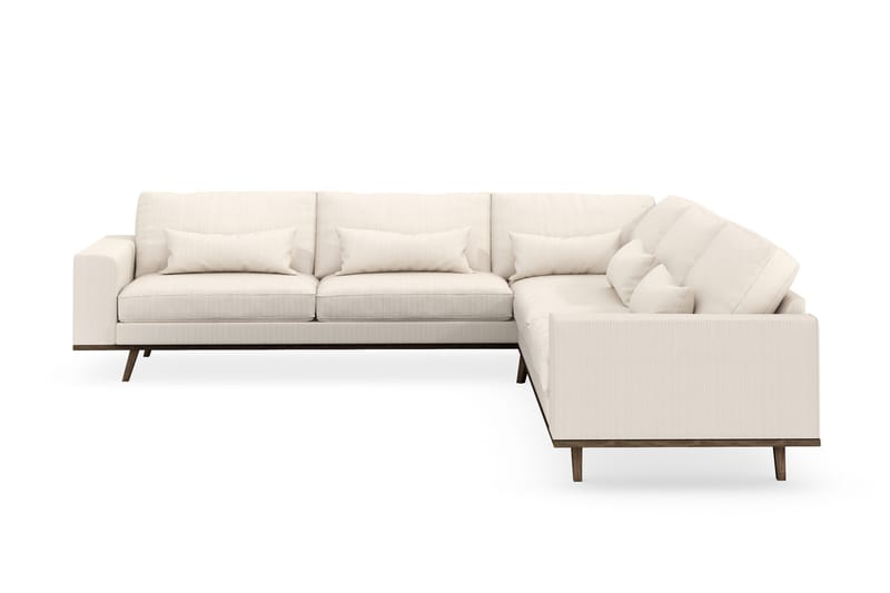 Copenhagen 6-seters L-formet Hjørnesofa i Manchester, Beige