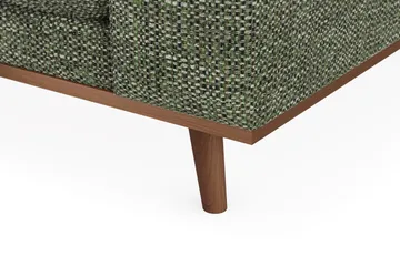 Copenhagen Premium 4-personers Venstrevendt L-formet Dyb Divansofa i Chenille - Grøn - Møbler - Sofaer - Sofaer med sjeselong - 4 seters sofa med divan