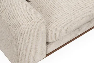 Copenhagen Premium 4-personers Højrevendt L-formet Dyb Chaiselongsofa i Chenille - Beige - Møbler - Sofaer - Sofaer med sjeselong - 4 seters sofa med divan