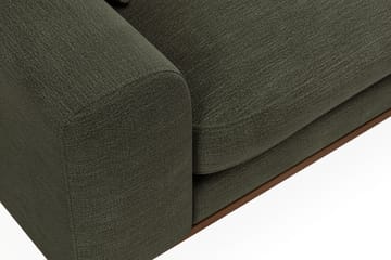 Copenhagen Premium 4-personers Højrevendt L-formet Dyb Divansofa i Stof - Grøn - Møbler - Sofaer - Sofaer med sjeselong - 4 seters sofa med divan