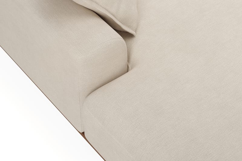 Copenhagen Premium 5-personers Venstrevendt U-formet Dyb Sofa med Divan og Chaiselong i Stof - Beige - Møbler - Sofaer - U-sofa