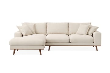 Copenhagen Premium 4-personers Venstrevendt L-formet Dyb Divansofa i Stof