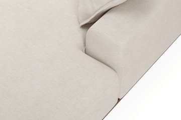 Copenhagen Premium 5-personers Højrevendt U-formet Dyb Sofa med Divan og Chaiselong i Stof - Lys beige - Møbler - Sofaer - U-sofa