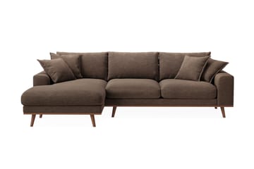 Copenhagen Premium 4-personers Venstrevendt L-formet Dyb Divansofa i Stof