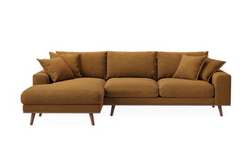 Copenhagen Premium 4-personers Venstrevendt L-formet Dyb Divansofa i Stof