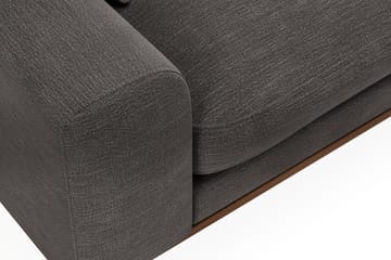 Copenhagen Premium 4-personers Højrevendt L-formet Dyb Divansofa i Stof - Mørkegrå - Møbler - Sofaer - Sofaer med sjeselong - 4 seters sofa med divan