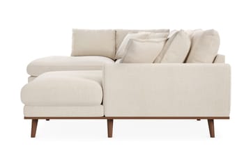 Copenhagen Premium 5-personers Venstrevendt U-formet Dyb Sofa med Divan og Chaiselong i Chenille - Lys beige - Møbler - Sofaer - U-sofa