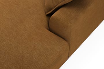 Copenhagen Premium 5-personers Højrevendt U-formet Dyb Sofa med Divan og Chaiselong i Stof - Sennepsgul - Møbler - Sofaer - U-sofa
