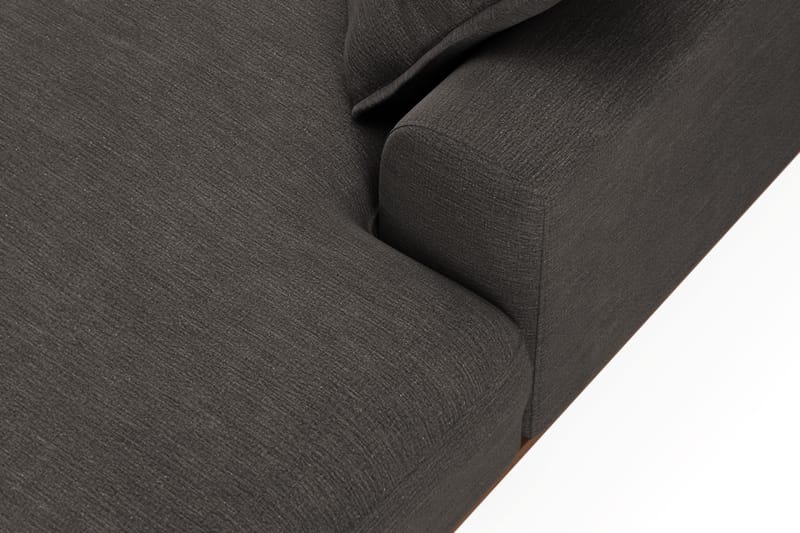 Copenhagen Premium 5-personers Højrevendt U-formet Dyb Sofa med Divan og Chaiselong i Stof - Mørkegrå - Møbler - Sofaer - U-sofa